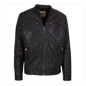 AMERICAN CULTURE faux leather jacket